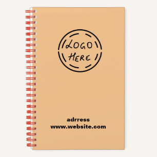EINFACH MINIMAL MODERNES MONOGRAMM ELEGANTER STIL  NOTIZBUCH
