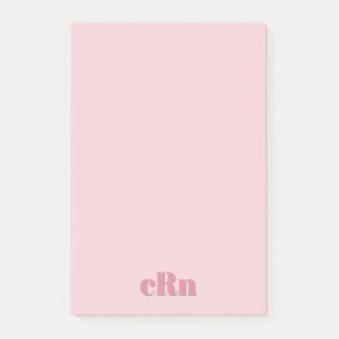 Einfach Minimal Professionell Rosa & Rot Weiblich Post-it Klebezettel