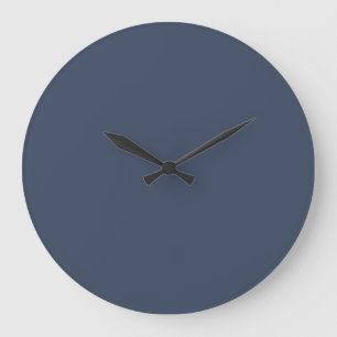 einfach minimal solide Farbe benutzerdefiniertes b Große Wanduhr