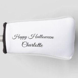 EINFACH MINIMAL.SÜß NAME BABY frohes Halloween Golf Headcover