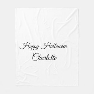 EINFACH MINIMAL.SÜSSE HINZUFÜGEN NAME BABY Happy H Fleecedecke
