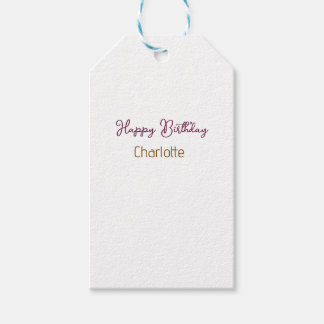 EINFACH MINIMAL.SÜßE MIT NAMEN BABY herzlichen Glü Geschenkanhänger