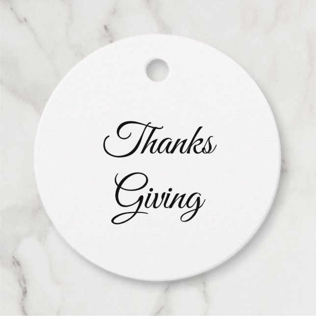 Einfach minimale Eleganz dank Geschenk-Tag Geschenkanhänger (Vorderseite)