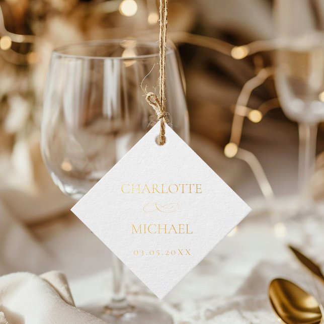 Einfach, minimale Folie Geschenkanhänger (Von Creator hochgeladen)