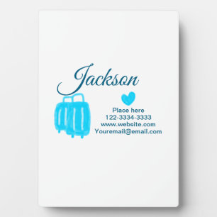 Einfach minimale Hinzufügen Sie Ihren Namen Text P Fotoplatte