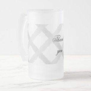 Einfach minimalelegant Dank eleganter, individuell Mattglas Bierglas