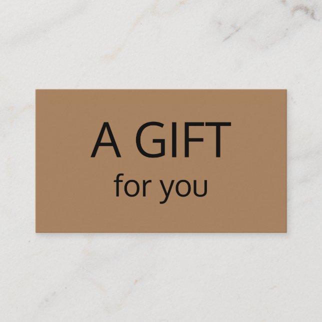 Einfach minimales Hinzufügen Ihrer Namen Text-Adre Telefonnummerkarte (Vorderseite)