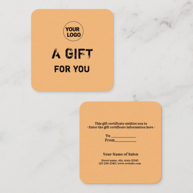 Einfach minimales Hinzufügen Ihrer Namen Text-Adre Telefonnummerkarte (Vorne/Hinten)