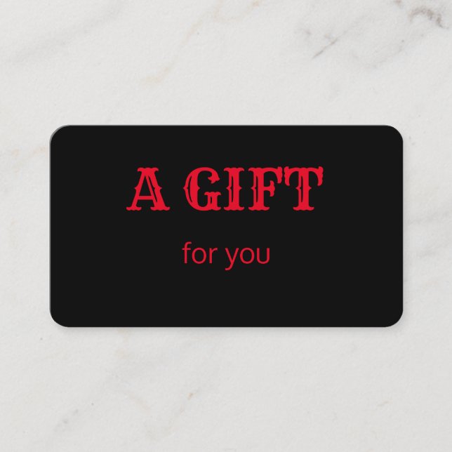 Einfach minimales Hinzufügen Ihrer Namen Text-Adre Visitenkarte (Vorderseite)