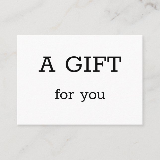 Einfach minimales Hinzufügen Ihrer Namen Text-Adre Visitenkarte (Vorderseite)