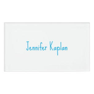 Einfach minimalist professionell lässige Handschri Namenschild
