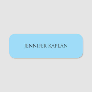 Einfach minimalist professionell modern namensschild