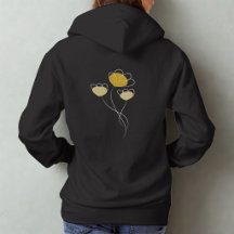 Einfach minimalistisch gestaltete Mädchen-Hoodie m