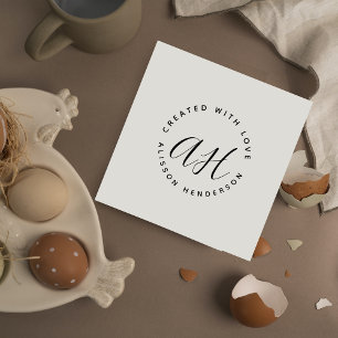 Einfach Minimalistisch Mit Liebe Erstellt Namen An Permastempel