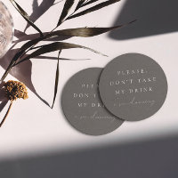 Einfach Minimalistisch Nimm meinen Drink nicht, ic