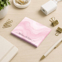 Einfach Minimalistisch Rosa Wasserfarbe Personalis