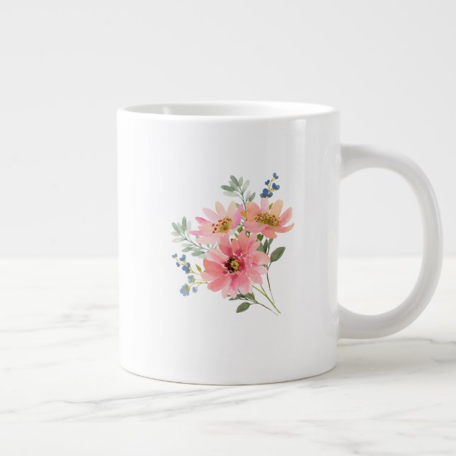 Einfach minimalistischer Alltag Jumbo-Tasse (Rechts)