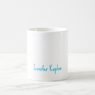 Einfach minimalistischer professioneller lässiger kaffeetasse