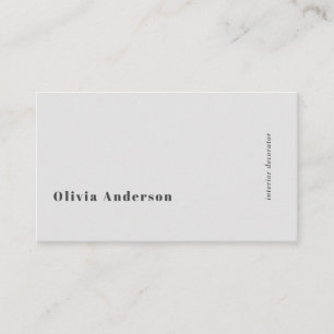 Einfach Minimalistischer QR Code Gray Modernster S Visitenkarte