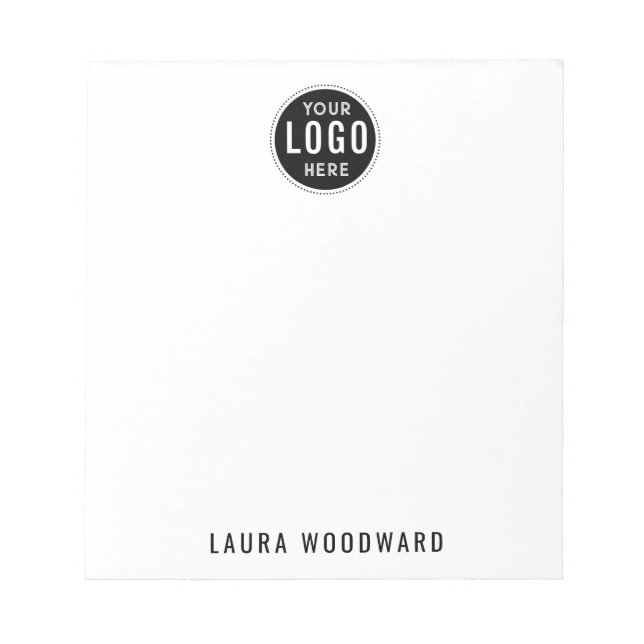 Einfach Minimalistisches Editor Notizblock (Vorderseite)