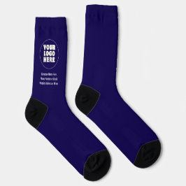 Einfach Minimalistisches Logo und Text Socken
