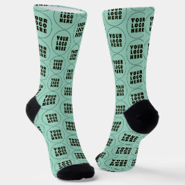 Einfach Minimalistisches Logo und Text Socken