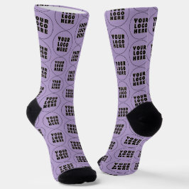 Einfach Minimalistisches Logo und Text Socken