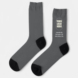Einfach Minimalistisches Logo und Text Socken