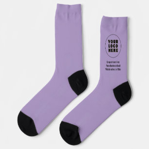 Einfach Minimalistisches Logo und Text Socken