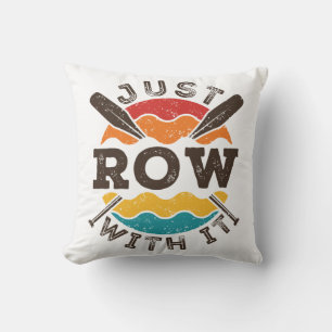 Einfach mit dem Coolen Retro Rowing Crew Team Oars Kissen