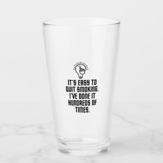 Einfach mit dem Rauchen aufhören Glas