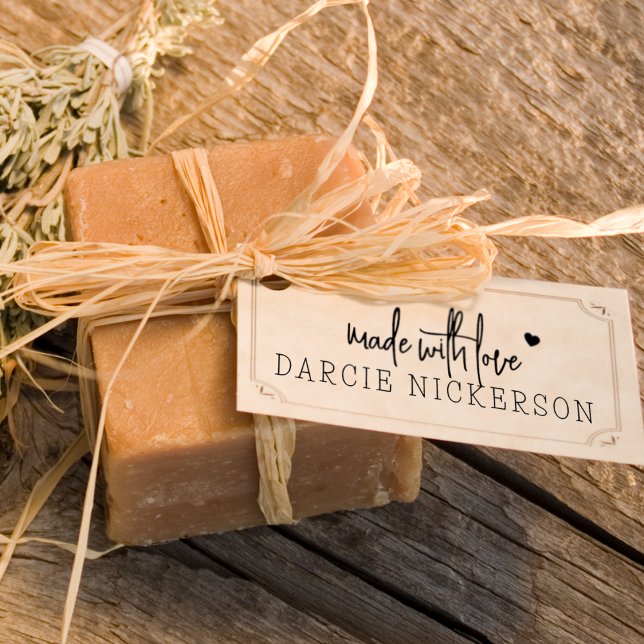 Einfach mit Liebe gemacht Gummistempel (Von Creator hochgeladen)