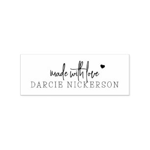 Einfach Mit Liebe Herz Gummistempel