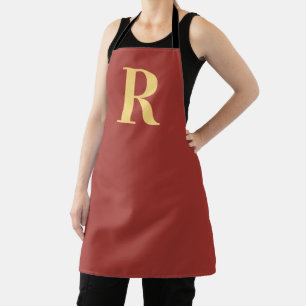 Einfach Mit Monogramm Schürze