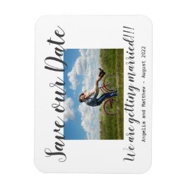 Einfach modern bekommen wir das Foto verheiratet G Magnet