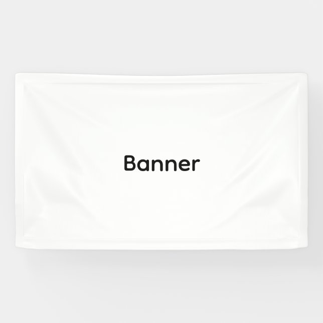 Einfach Modern Benutzerdefiniert Banner (Horizontal)