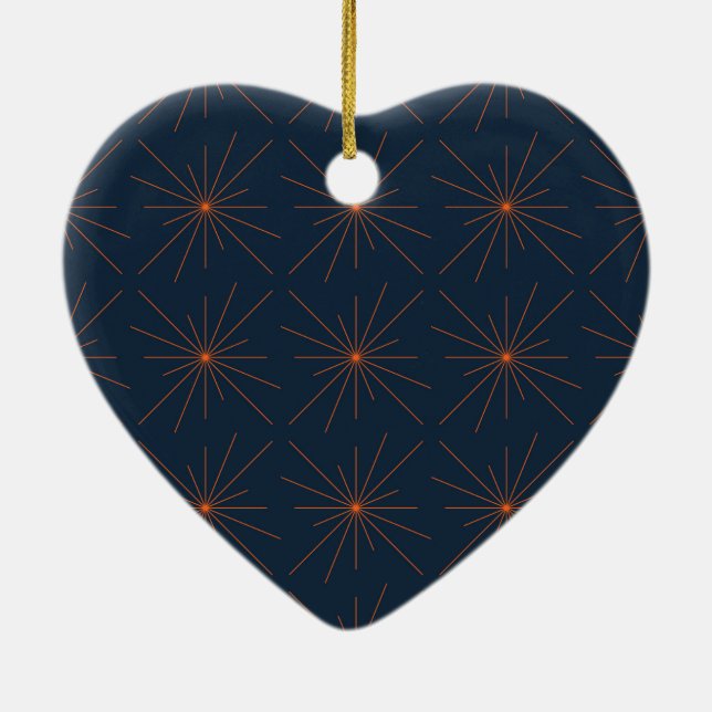 Einfach, modern, cool, trendig abstrakt keramik ornament (Hinten)