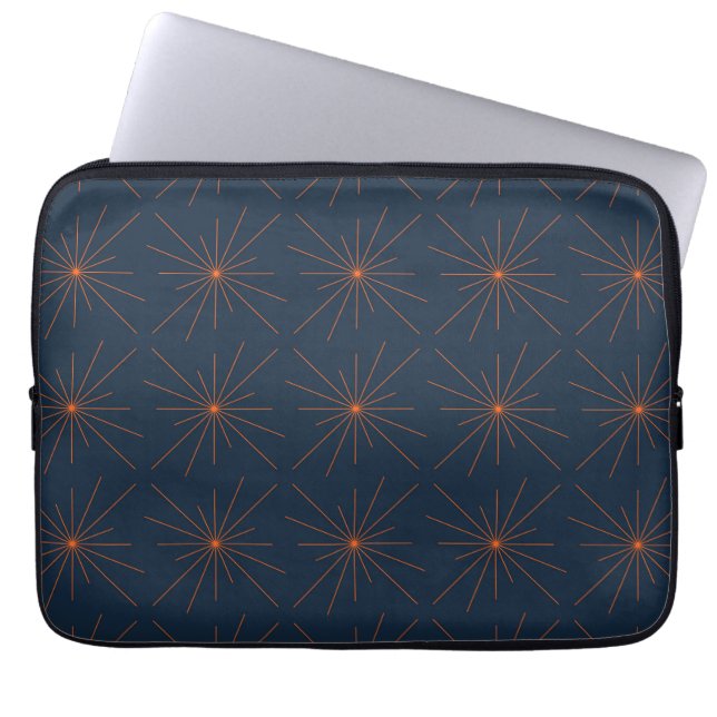 Einfach, modern, cool, trendig abstrakt laptopschutzhülle (Vorderseite)