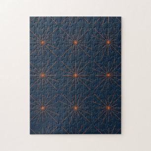 Einfach, modern, cool, trendig abstrakt puzzle