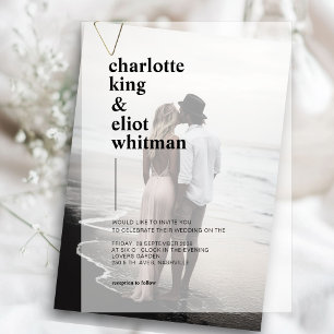 Einfach, modern, Hochzeit,