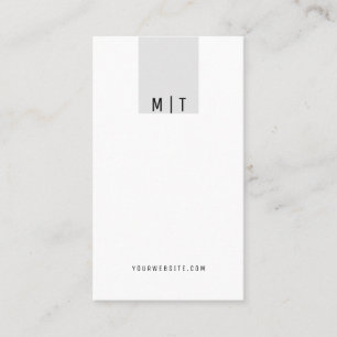 Einfach, modern, minimal u. modisch visitenkarte