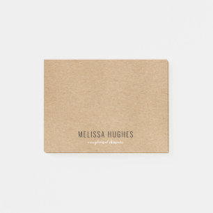 Einfach Modern Rustikal Kraft Boho Post-it Klebezettel