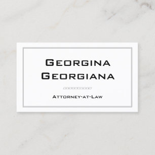 Einfach, modern und elegant mit Linienführung Visitenkarte