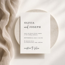 Einfach Modern und Minimalistisch | Hochzeit