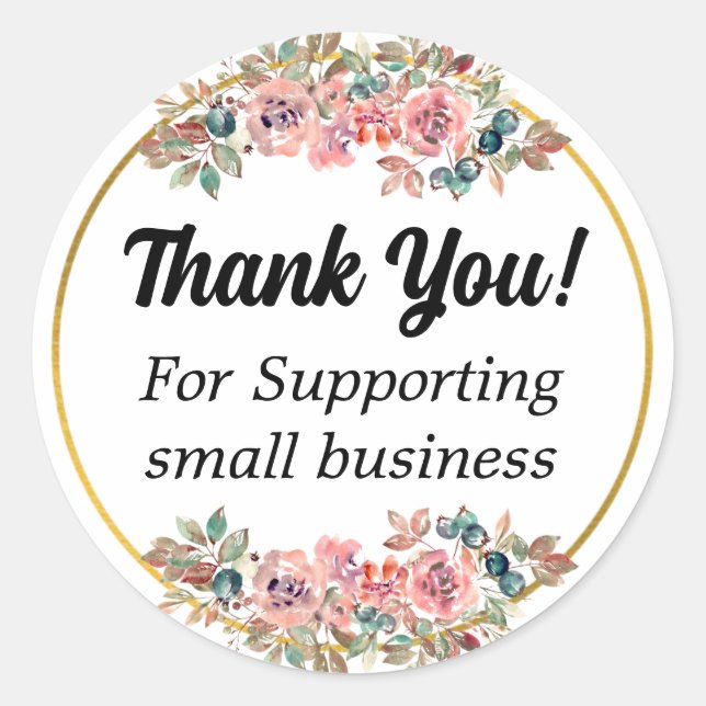 Einfach modern und Minimalistisch Runder Aufkleber (Vorderseite)