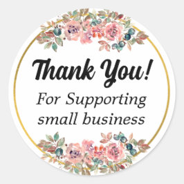 Einfach modern und Minimalistisch Runder Aufkleber