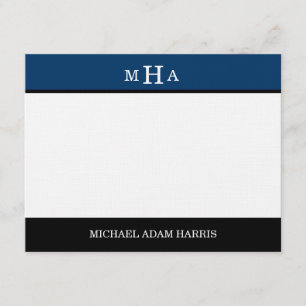 Einfach moderne Abschluss Dankeschön Karten (Marin