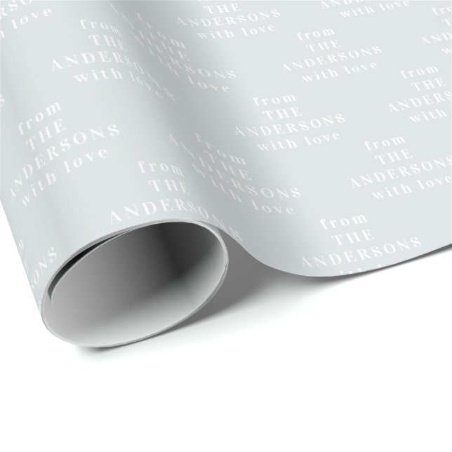 Einfach Moderne Elegante Benutzerdefiniert Geschenkpapier (Rolleneckpunkt)