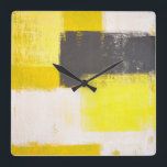 "Einfach moderne" Graue und gelbe Uhr Abstrakter K<br><div class="desc">Das Bild,  mit dem dieses Produkt erstellt wurde,  ist ein abstraktes Kunstbild der T30 Galerie. Dies ist eine großartige Möglichkeit,  sympathische Kunst zu teilen und zu genießen.</div>