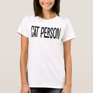 Einfach moderne Katzenliebhaber-Typografie Katzenl T-Shirt